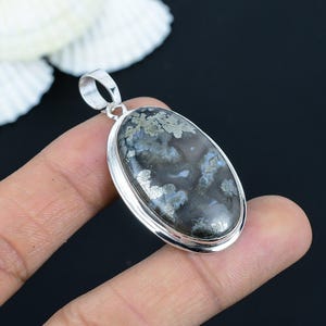 Golden Marcasite Pendant: Oval Sterling Silver Gemstone Jewelry