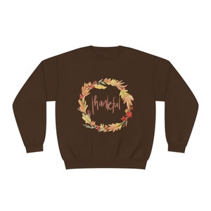 Thankful Thanksgiving Crewneck Sweatshirt