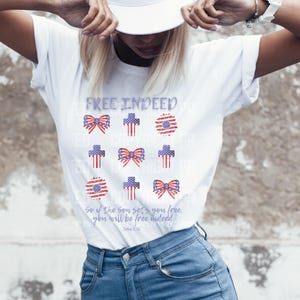 Christian Independence Day Shirt, Patriotic Tshirt Designs, Set Free PNG, Bible Verse Sublimation SVG, Scripture DIY Gifts, Religious Svg