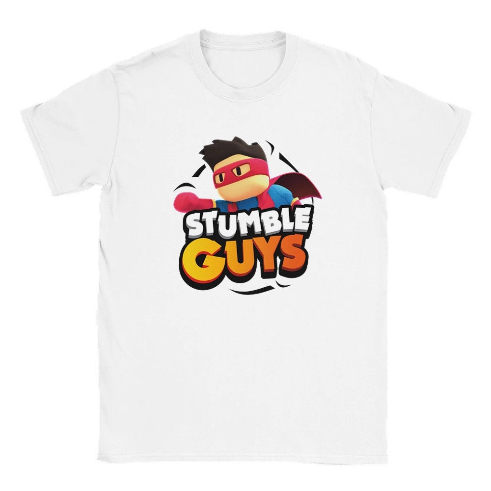 Stumble Guys Tshirt Crianças Harajuku Jogos T-shirts Meninos