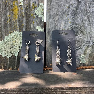 Ludo - Flail Chainmail Medieval Fantasy Armorcore Earrings