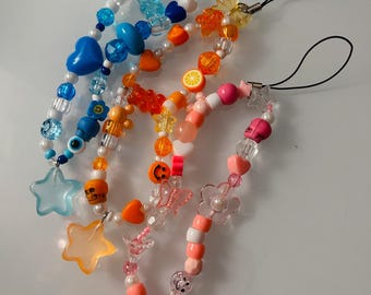 Cute Beaded Phone Charm Accessory | Assorted Colors