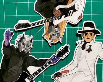 Cardinal and Ghouls Stickers