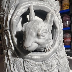 UNPAINTED Squirrel deck box