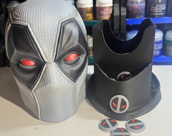 X-force Deadpool Head Deck Box för Commander Deck