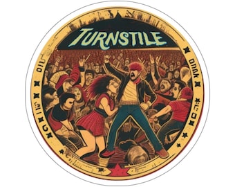 Turnstile - Band Merch - Kiss-Cut Stickers