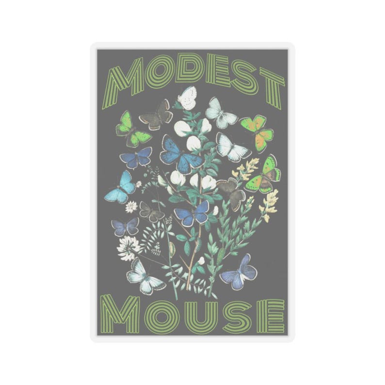 Modest Mouse Fan Made - Band Merch - Kiss-cut Stickers - Etsy
