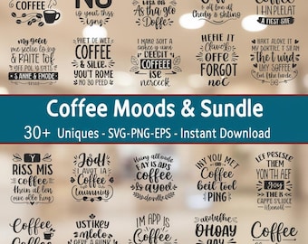 Funny Coffee Sayings SVG Pack – Cheeky Mug Quotes | Cricut & Silhouette Files