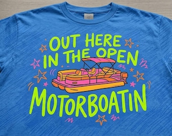 Motorboatin PNG, Lake Day Shirt Design, Funny Boat Quote PNG, Country Music Summer PNG, Girly Lake Life Design, Boutique Graphic, Viral