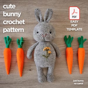 Bunny Crochet Pattern PDF Download / Amigurumi tutorial PDF in English / Crochet PATTERN Bunny,  Amigurumi Bunny Pattern / Sweet Rabbit