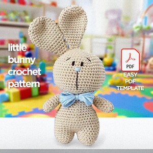 Bunny Crochet Pattern PDF Download / Crochet PATTERN Bunny, Amigurumi tutorial PDF/ Little Bunny Crochet / Amigurumi Bunny Pattern / Plushie