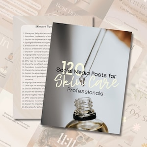 Esthetician Social Media Content Strategy, Social Media Manager, Content Ideas