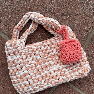Small handmade handbag, trendy tote bag, small tote bag Etsy, small girly handbag, small bag Etsy, Easter gift