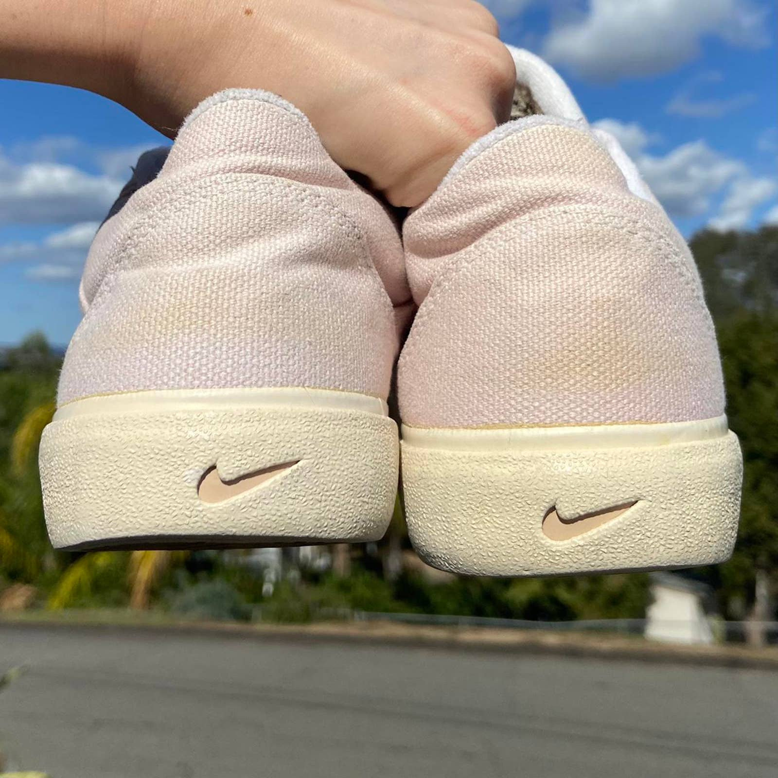 Vintage Baby Pink Nike Sneakers - Etsy