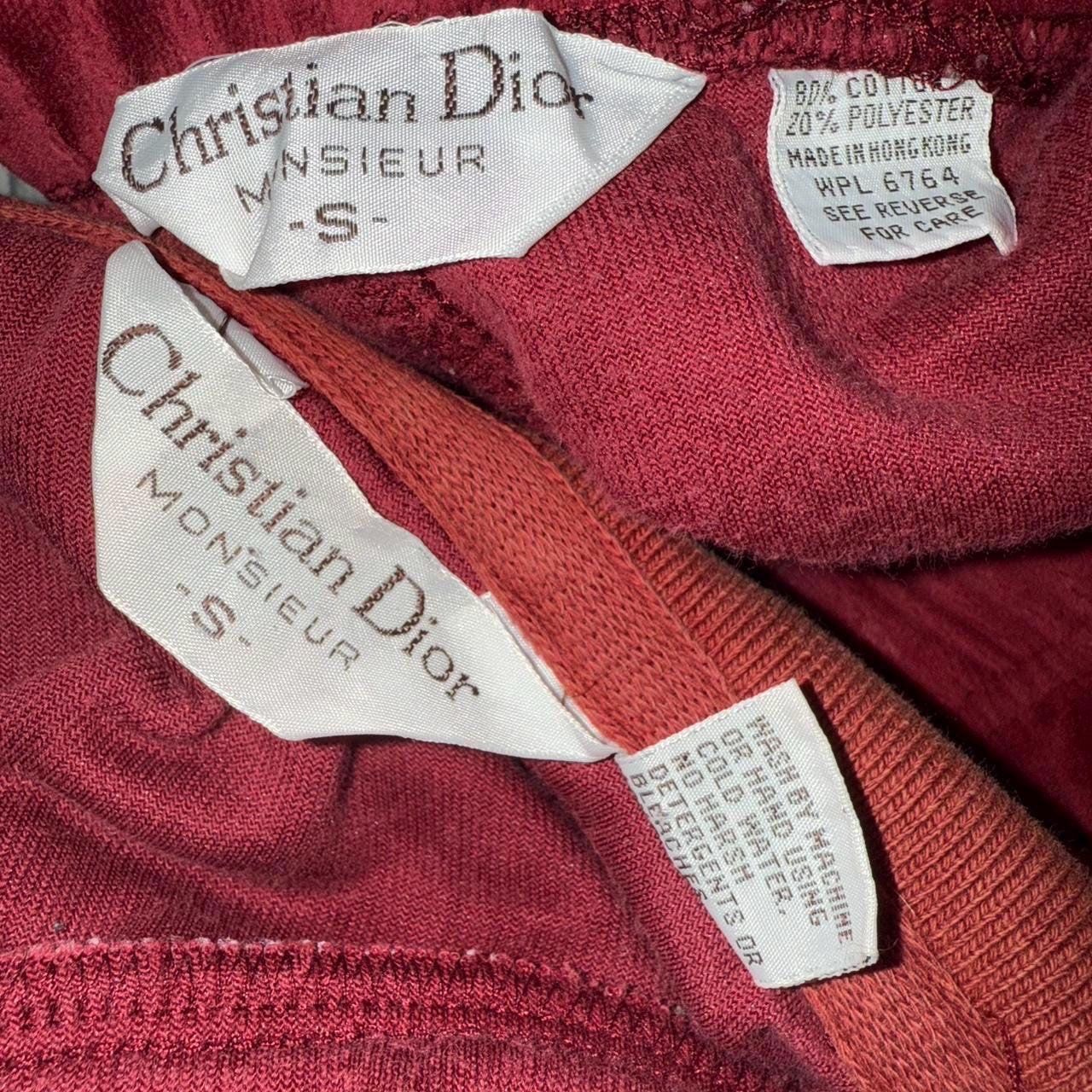 Christian Dior Velour Sweat Suit - Etsy