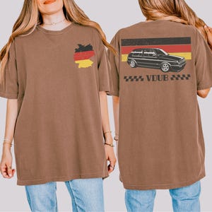 VDUB Society Comfort Colors® T-Shirt, German Hatchback Graphic Tee, Car Enthusiast Shirt, Vee Dub Club T Shirt