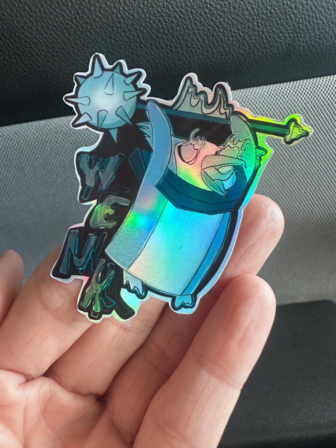 Gunkster Sticker Pack Gunter (fire Kingdom) Holographic Sticker // Adventure Time,gunter,ice ...