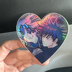 Megumi JJK holographic sticker // Jujutsu kiasen ,megumi ,gift, laptop sticker