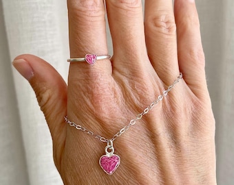 Pregnancy Test Keepsake Necklace & Ring, Miscarriage Memorial Jewelry, Pregnancy Loss Gift, Baby Loss Keepsake