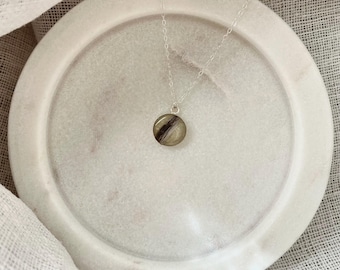 Lock of hair keepsake jewelry, Dog hair necklace, Dainty cremation necklace, Human hair jewelry, Embedded hair necklace