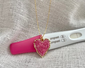 Pregnancy Cap Keepsake Necklace, Pregnancy Test Jewelry, Ultrasound Keepsake, IVF Memory Necklace, Gift for Mum to Be, Miscarriage Gift
