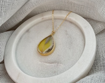 Souvenir personnalisé en plumes - Perte d'un oiseau - Mémorial pour animaux de compagnie - Collier commémoratif pour perroquet - Collier commémoratif en plumes, plume de perruche