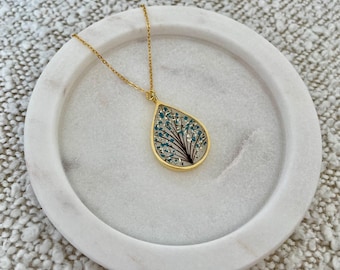 Collar con el Árbol de la Vida para el cabello, recuerdo conmemorativo del cabello, joyería con mechón de cabello, regalo de recuerdo, collar conmemorativo personalizado.