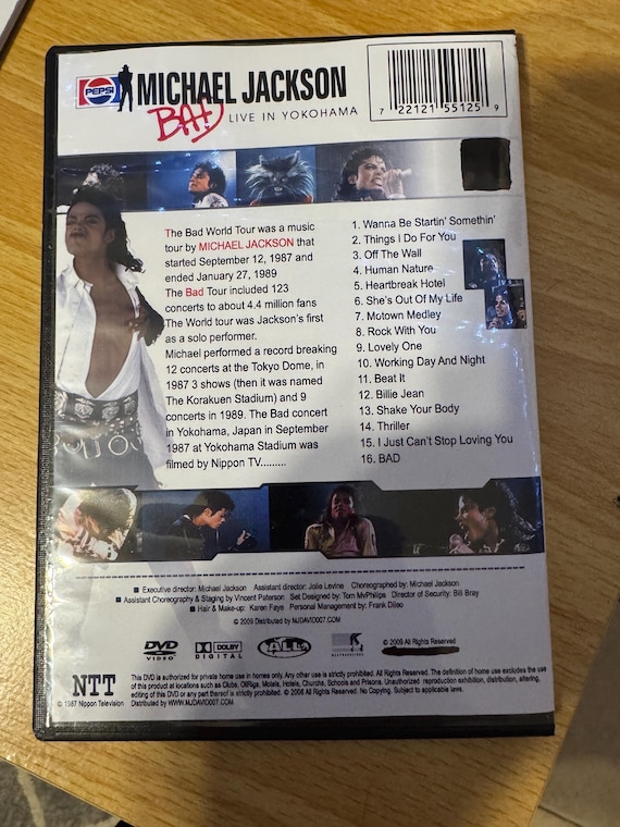 ミュージック BAD HOP WORLD LIVE IN YOKOHAMA ARENA DVD Michael Jackson – Bad Live In Yokohama – DVDr (Unofficial