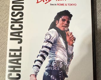 新着！マイケル・ジャクソンのBADツアー1988ローマ＆東京のレアDVD
