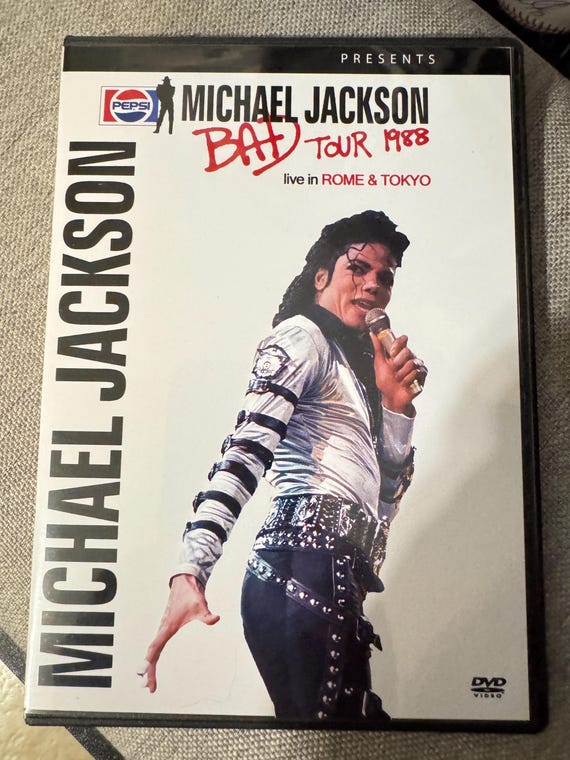 ★【レア】マイケルジャクソン DVD★ 新着！マイケル・ジャクソンのBADツアー1988ローマ＆東京のレアDVD