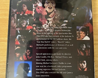 Michael Jackson Making of Thriller Dvd - Etsy