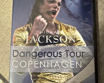 DVD Michael Jackson Live in Bucharest; the Dangerous Tour Used - Etsy
