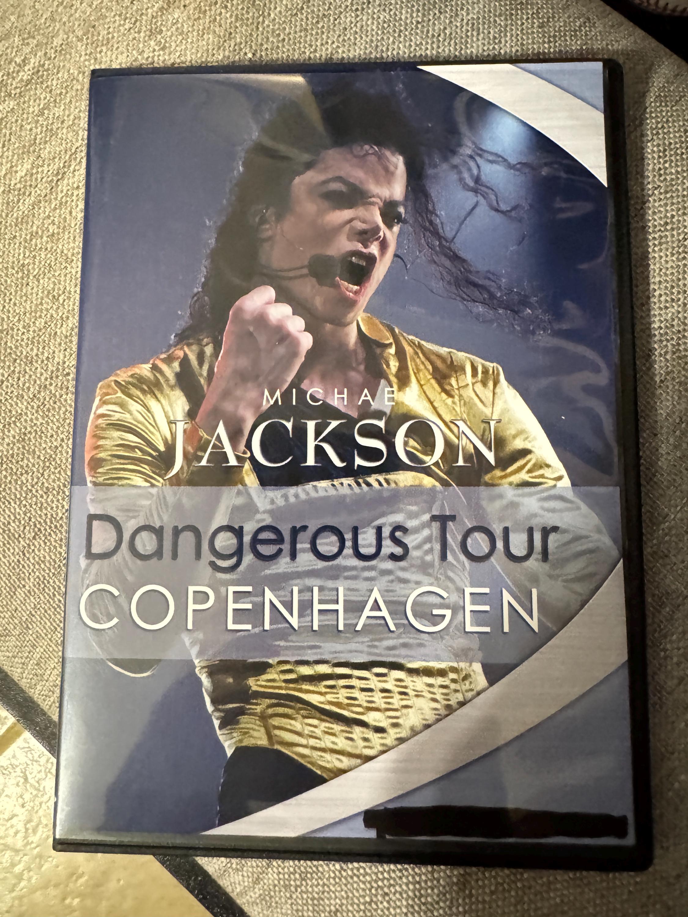 New!! Michael Jackson Dvd Dangerous Tour Copenhagen 1992 on Dvd