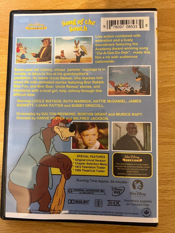 南部の唄 ディズニーのレアDVD!! - Etsy 日本