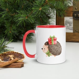 Christmas Hedgehog Mug 11oz