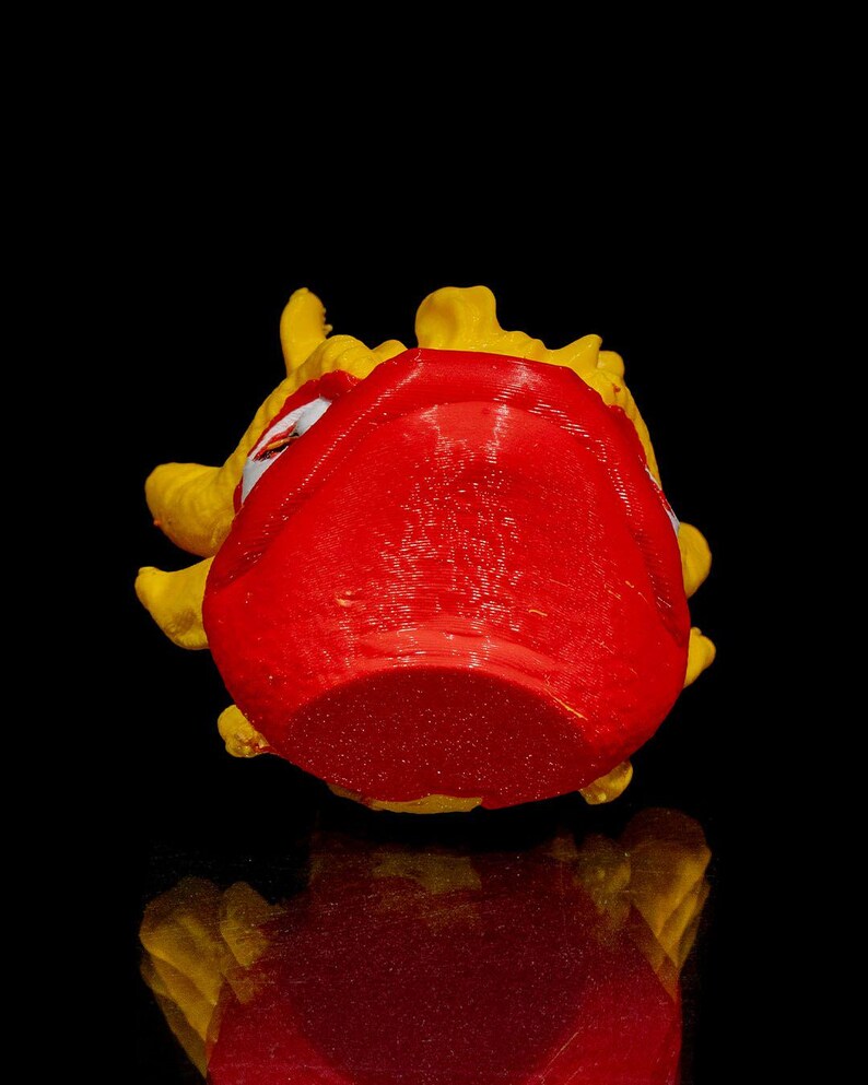 Baby Fire Dragon Keychain Etsy