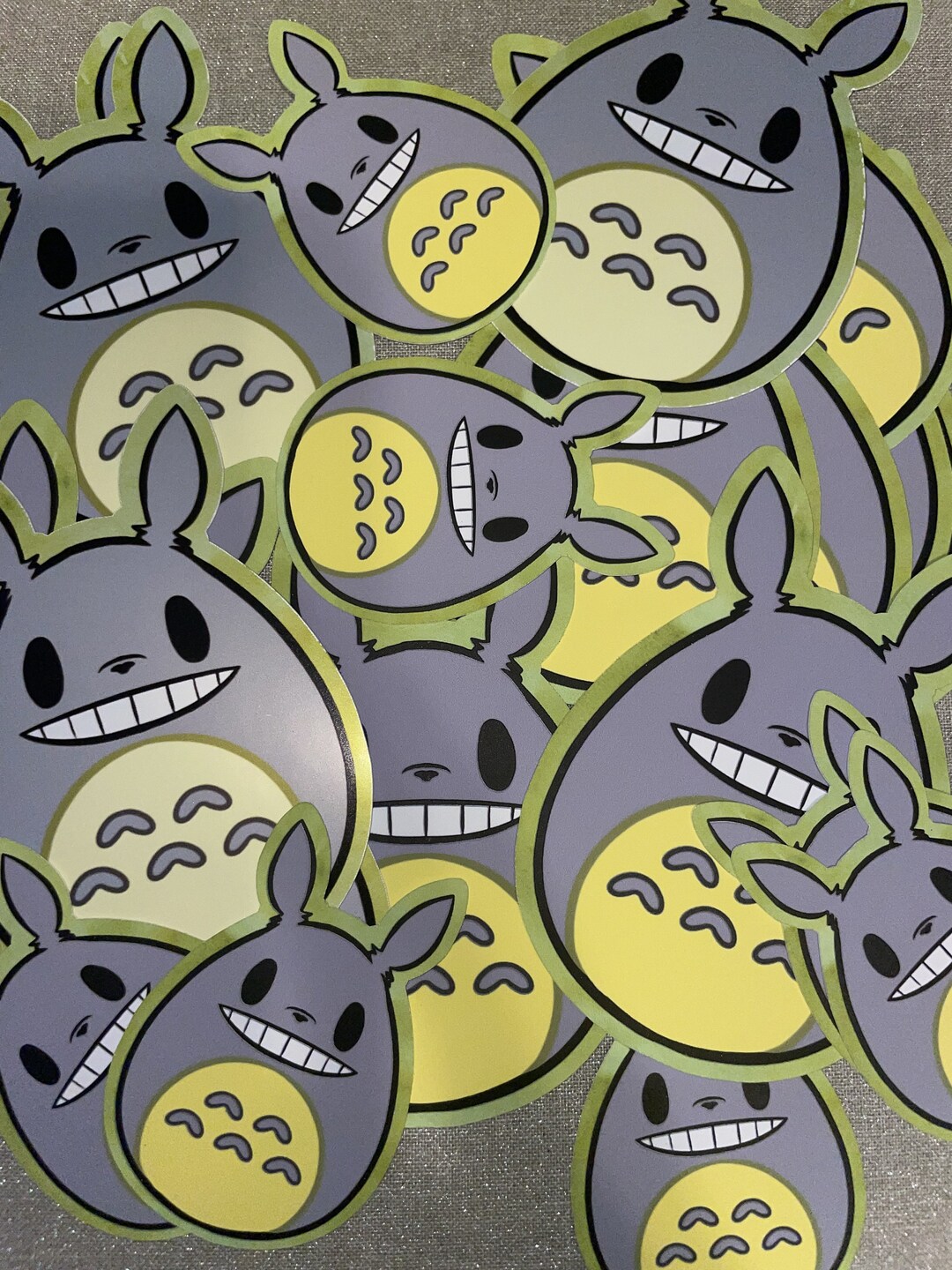 Cute Totoro Sticker From Studio Ghibli | Weatherproof Die Cut | Glossy ...