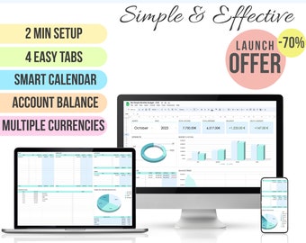 Family Monthly Budget - GSheets Edition [instant download local file family budget household finance debt calculator]
