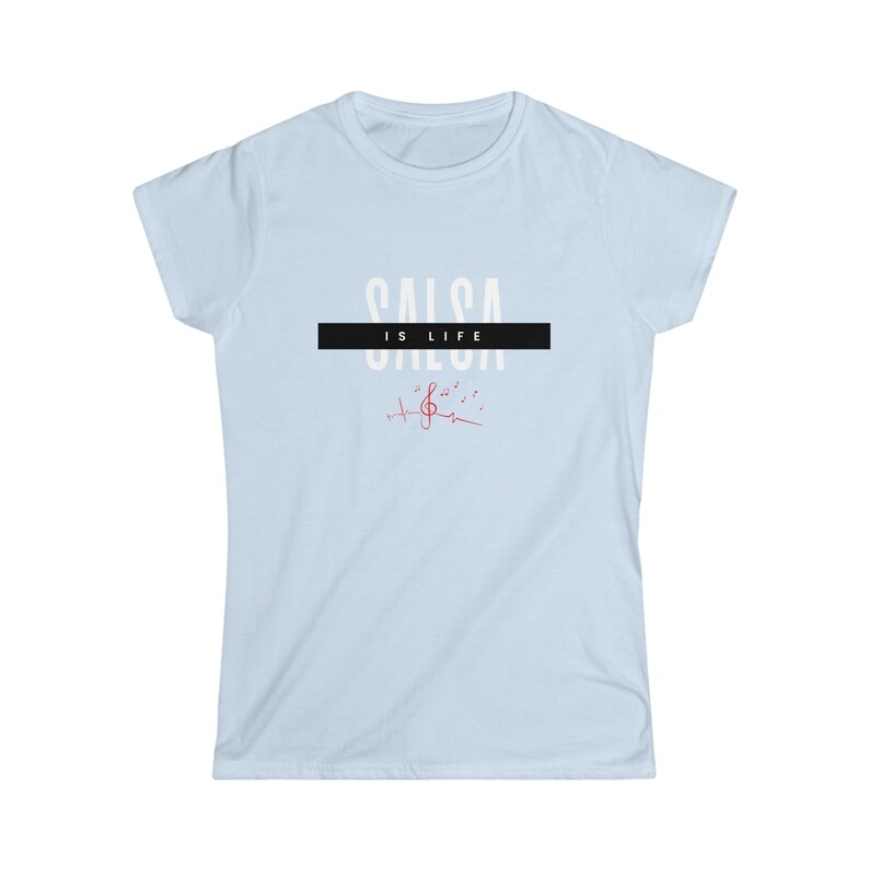 Salsa is Life Softstyle Tee, Salsa Lovers Tshirt, Dancer Gift, Ballroom ...