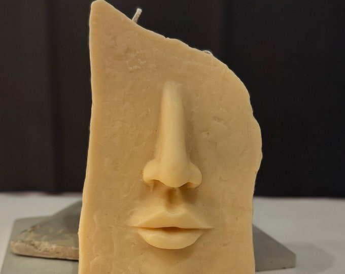 Stone Face Candle