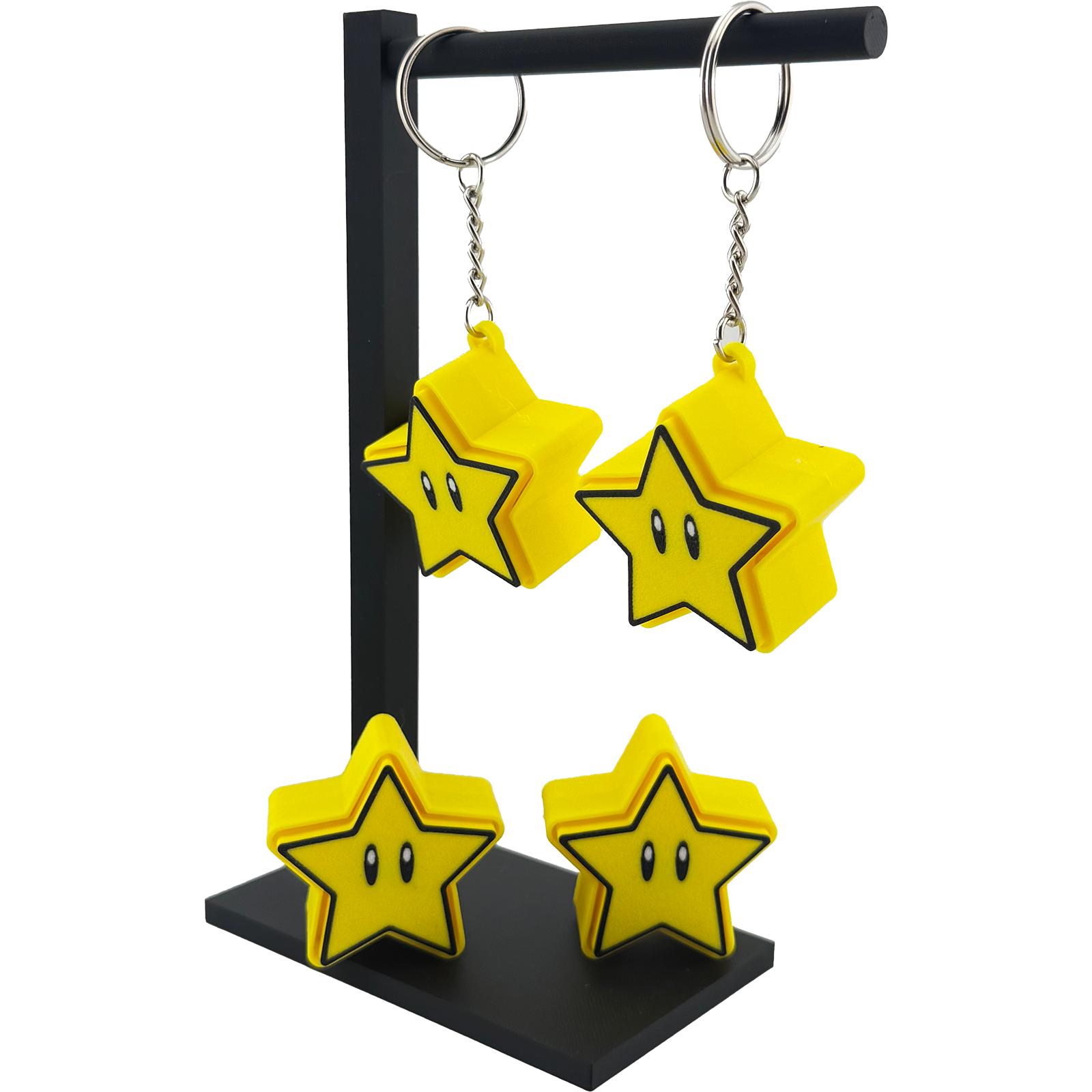 Super Star Keychain Clicker #1 | 3D Printed Mechanical Switch Fidget ...
