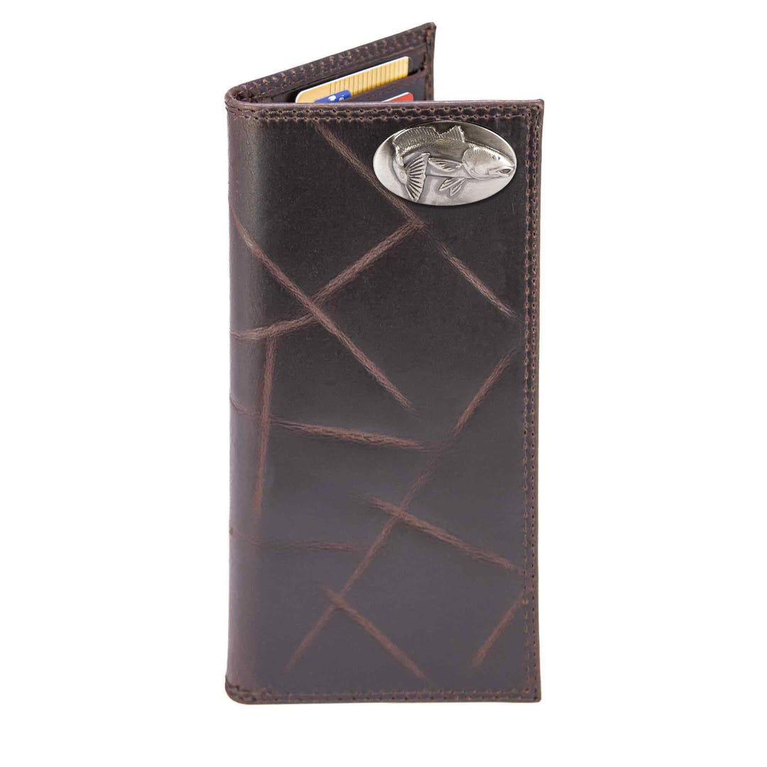 Redfish Leather Roper Wallet for Men | Full Grain Leather Wallet | Gift ...
