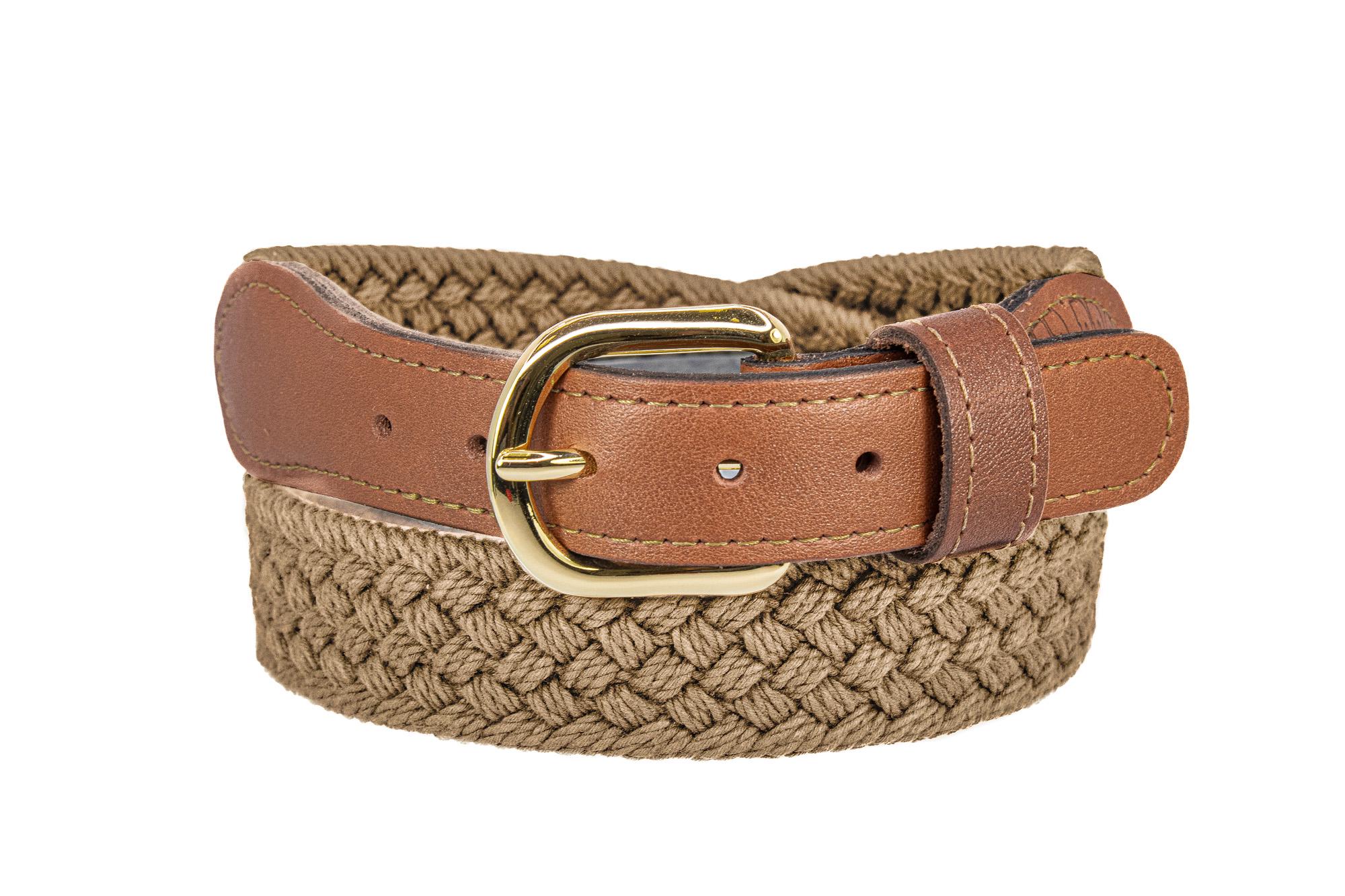 Braided Mens Belt, Brass - Etsy