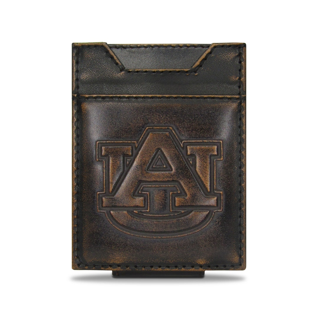 Auburn Tigers Campus Flip Bifold Front Pocket Wallet by Jack Mason