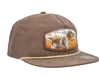 Pointer Birddog Woven Patch Rope Hat – Richardson Golf Snapback Cap