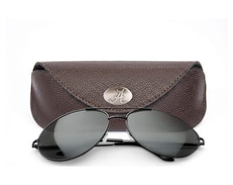 Alabama Crimson Tide Sunglass and Eyewear Case – Camo or Brown Pebble with Protective Snap Closure