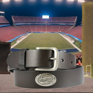 Florida Gators Brown Leather Belt Stadium Group