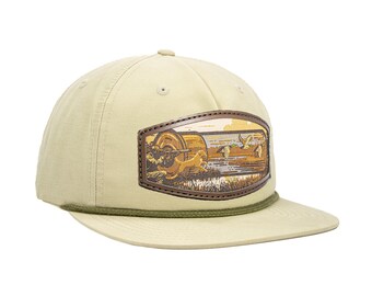 Hunting Dog Shotshell Woven Patch Rope Hat – Richardson Golf Snapback Cap