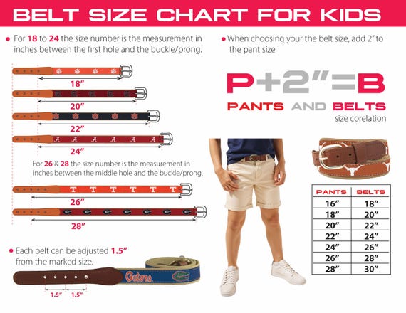 Belt  - Size 16 Amazon.com: Kids Western Leather Belt. Tulip Decorated Heavy  main image 2