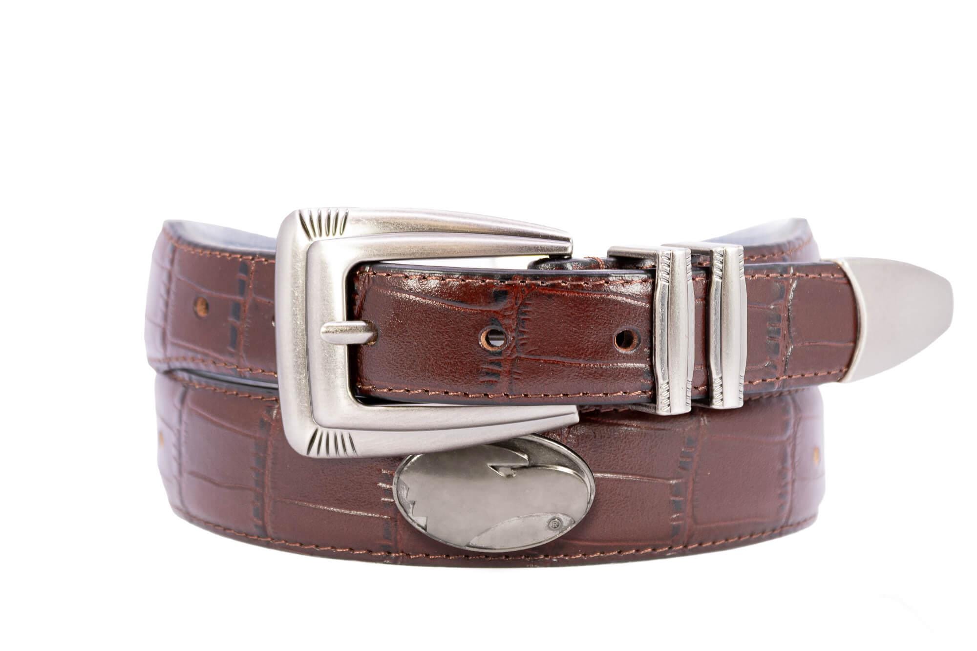 Georgia Southern Eagles Men's Collegiate Leather Belt. GA Southern
